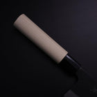 Nakiri SK Steel Kurouchi Magnolia Handle 170mm (6.7”)-[Musashi]-[Japanese-Kitchen-Knives]