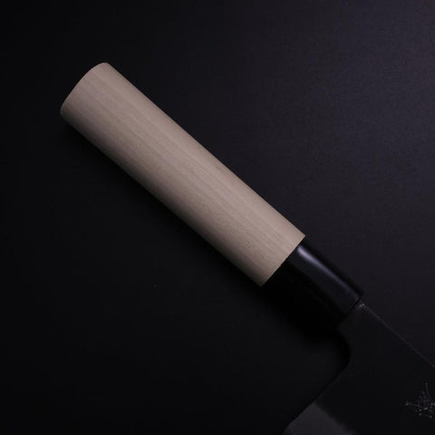 Nakiri SK Steel Kurouchi Magnolia Handle 170mm (6.7”)-[Musashi]-[Japanese-Kitchen-Knives]