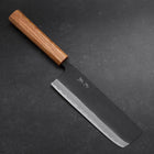 Nakiri SK Steel Kurouchi Oak Handle 170mm (6.7”)-[Musashi]-[Japanese-Kitchen-Knives]