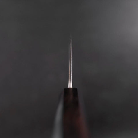 Nakiri SKD11 Nashiji Ebony Handle 165mm (6.5”)-[Musashi]-[Japanese-Kitchen-Knives]