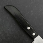 Nakiri SKD12 Polished Western Black Handle 165mm (6.5”)-[Musashi]-[Japanese-Kitchen-Knives]