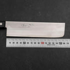 Nakiri SKD12 Polished Western Black Handle 165mm (6.5”)-[Musashi]-[Japanese-Kitchen-Knives]