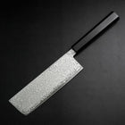 Nakiri SLD Black Damascus Ebony Handle 170mm-[Musashi]-[Japanese-Kitchen-Knives]
