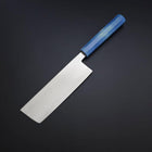 Nakiri SLD Mirror Shoreline Handle 170mm (6.7”)-[Musashi]-[Japanese-Kitchen-Knives]