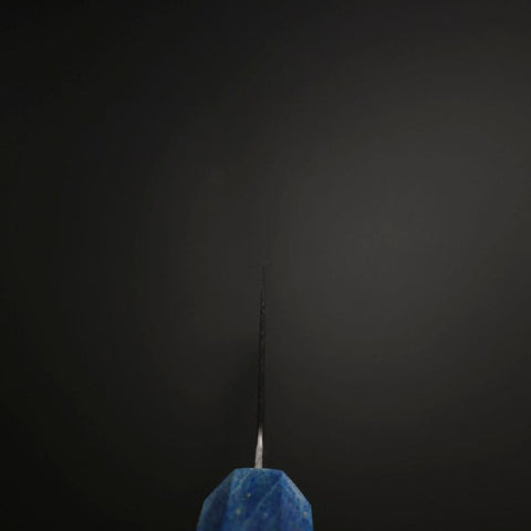 Nakiri SLD Mirror Shoreline Handle 170mm (6.7”)-[Musashi]-[Japanese-Kitchen-Knives]