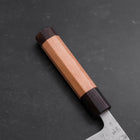 Nakiri SLD Nashiji Washi Cherry Rosewood Handle 165mm (6.5”)-[Musashi]-[Japanese-Kitchen-Knives]