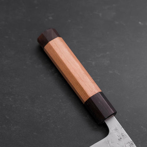 Nakiri SLD Nashiji Washi Cherry Rosewood Handle 165mm (6.5”)-[Musashi]-[Japanese-Kitchen-Knives]