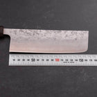 Nakiri SLD Nashiji Washi Cherry Rosewood Handle 165mm (6.5”)-[Musashi]-[Japanese-Kitchen-Knives]