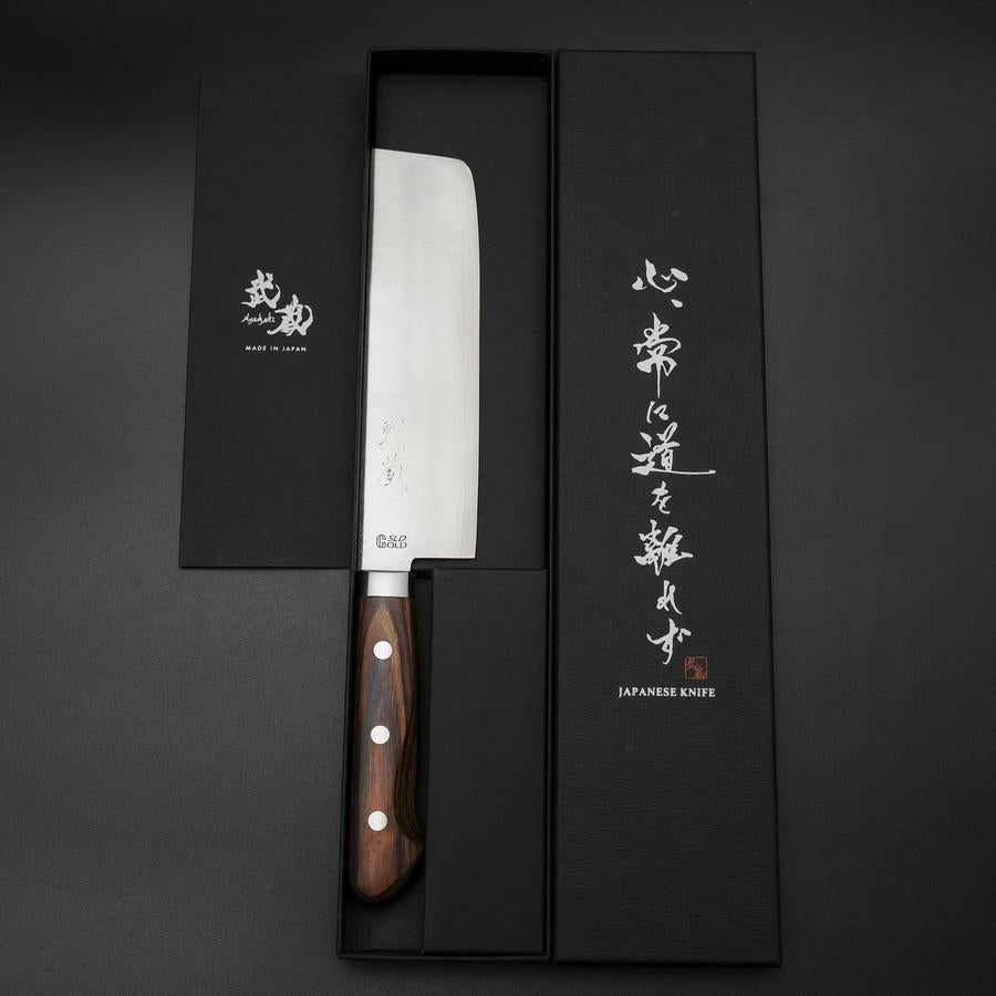 菜切 SG2粉末ハイス 磨き 洋風柄 165mm – MUSASHI