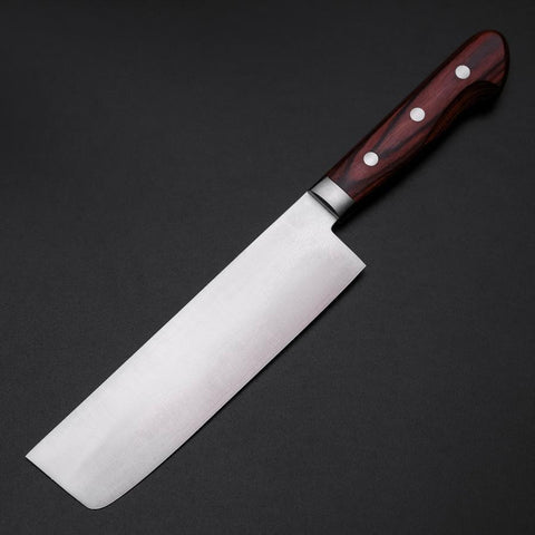 Nakiri SLD Polished Western Handle 165mm-[Musashi]-[Japanese-Kitchen-Knives]