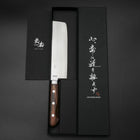 Nakiri SLD Polished Western Handle 165mm-[Musashi]-[Japanese-Kitchen-Knives]