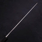 Nakiri Silver Steel #3 Damascus Buffalo Ebony Handle 165mm (6.5”)-[Musashi]-[Japanese-Kitchen-Knives]