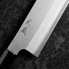 Nakiri Silver Steel #3 Kasumi Buffalo Walnut Handle 165mm-[Musashi]-[Japanese-Kitchen-Knives]