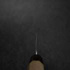 Nakiri Silver Steel #3 Nashiji Walnut Handle 165mm-[Musashi]-[Japanese-Kitchen-Knives]