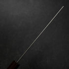 Nakiri Silver Steel #3 Nashiji Walnut Handle 165mm-[Musashi]-[Japanese-Kitchen-Knives]