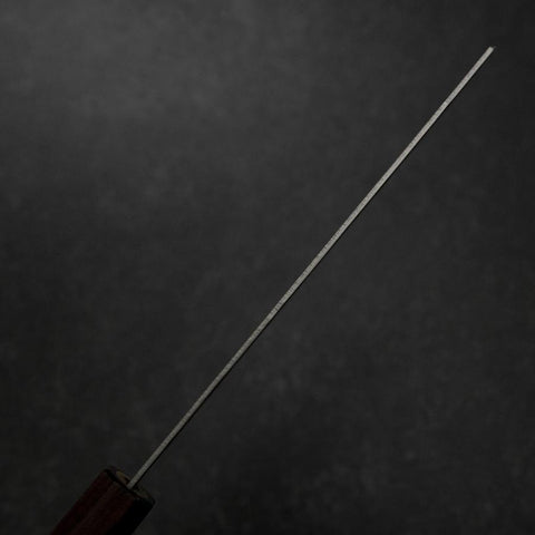 Nakiri Silver Steel #3 Nashiji Walnut Handle 165mm-[Musashi]-[Japanese-Kitchen-Knives]