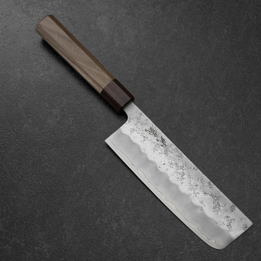 Nakiri Silver Steel #3 Nashiji Walnut Handle 165mm – MUSASHI