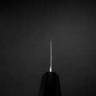 Nakiri Silver Steel #3 Nashiji Washi Dark Blue Urushi Handle 165mm-[Musashi]-[Japanese-Kitchen-Knives]