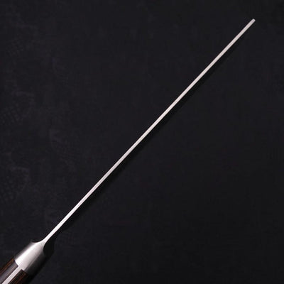 Nakiri Silver Steel #3 Nashiji Western Handle 165mm-Silver steel #3-Nashiji-Western Handle-[Musashi]-[Japanese-Kitchen-Knives]