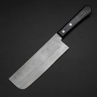 Nakiri Silver Steel #3 Nashiji Western Handle 170mm-[Musashi]-[Japanese-Kitchen-Knives]