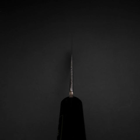 Nakiri Silver Steel #3 Nashiji Western Handle 170mm-[Musashi]-[Japanese-Kitchen-Knives]