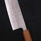 Nakiri Silver Steel #3 Nashiji Yaki Urushi Handle 165mm (6.5”)-[Musashi]-[Japanese-Kitchen-Knives]