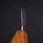 Nakiri Silver Steel #3 Nashiji Yaki Urushi Handle 165mm (6.5”)-[Musashi]-[Japanese-Kitchen-Knives]