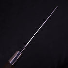 Nakiri Silver Steel #3 Walnut Handle 165mm (6.5”)-[Musashi]-[Japanese-Kitchen-Knives]
