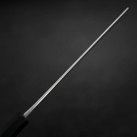Nakiri Stainless Clad Blue Steel #2 Kurouchi Rubber Handle 165mm (6.5”)-[Musashi]-[Japanese-Kitchen-Knives]