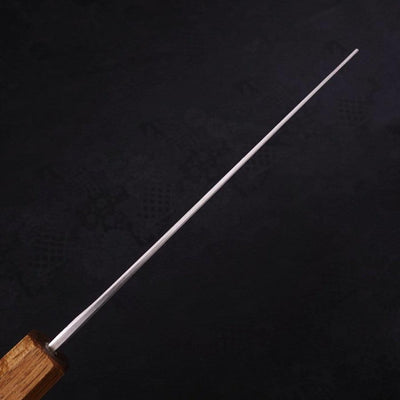 Nakiri Stainless Clad Blue steel #2 Kurouchi Yaki Urushi Handle Handle 165mm-Blue steel #2-Kurouchi-Japanese Handle-[Musashi]-[Japanese-Kitchen-Knives]