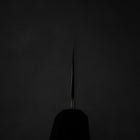 Nakiri Sweden Stainless Steel Nashiji Washi Damascus Blue Urushi Handle 165mm-[Musashi]-[Japanese-Kitchen-Knives]