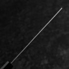 Nakiri Sweden Stainless Steel Nashiji Washi Damascus Buffalo Walnut Handle 165mm-[Musashi]-[Japanese-Kitchen-Knives]