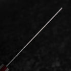 Nakiri Sweden Stainless Steel Nashiji Washi Damascus Purple Urushi Handle 165mm (6.5”)-[Musashi]-[Japanese-Kitchen-Knives]
