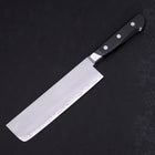 Nakiri Sweden Stainless Steel Polished Western Handle 165mm (6.5”)-[Musashi]-[Japanese-Kitchen-Knives]