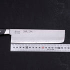 Nakiri Sweden Stainless Steel Polished Western Handle 165mm (6.5”)-[Musashi]-[Japanese-Kitchen-Knives]