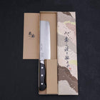 Nakiri Sweden Stainless Steel Polished Western Handle 165mm (6.5”)-[Musashi]-[Japanese-Kitchen-Knives]