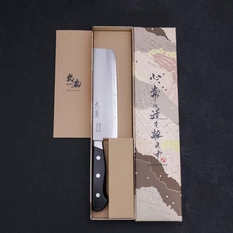 Nakiri Sweden Stainless Steel Polished Western Handle 165mm (6.5”)-[Musashi]-[Japanese-Kitchen-Knives]