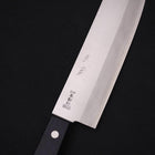 Nakiri VG-1 Polished Western Black Handle 160mm (Tsuba-nashi) (6.3”)-[Musashi]-[Japanese-Kitchen-Knives]