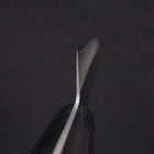 Nakiri VG-1 Polished Western Black Handle 160mm (Tsuba-nashi) (6.3”)-[Musashi]-[Japanese-Kitchen-Knives]