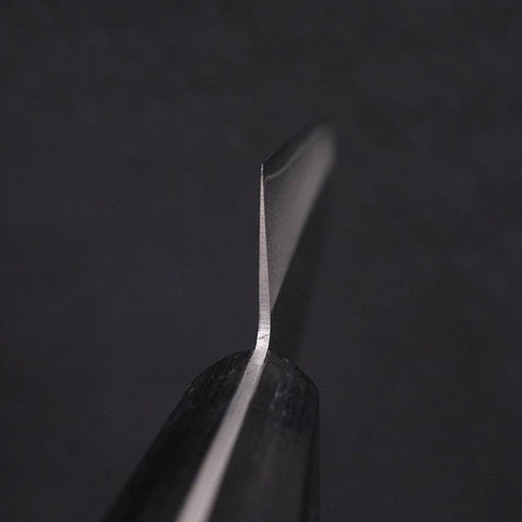 Nakiri VG-1 Polished Western Black Handle 160mm (Tsuba-nashi) (6.3”)-[Musashi]-[Japanese-Kitchen-Knives]