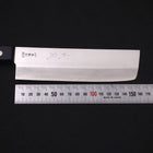 Nakiri VG-1 Polished Western Black Handle 160mm (Tsuba-nashi) (6.3”)-[Musashi]-[Japanese-Kitchen-Knives]