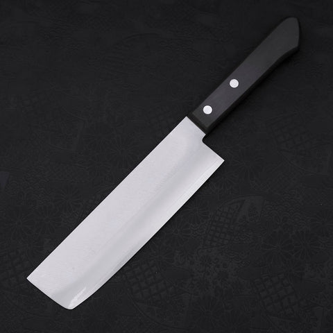 Nakiri VG-1 Polished Western Black Handle 165mm (6.5”)-[Musashi]-[Japanese-Kitchen-Knives]