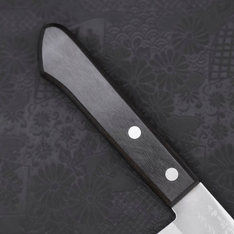 Nakiri VG-1 Polished Western Black Handle 165mm (6.5”)-[Musashi]-[Japanese-Kitchen-Knives]