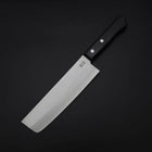 Nakiri VG-1 Polished Western Black Handle 165mm (Tsuba-nashi) (6.5”)-[Musashi]-[Japanese-Kitchen-Knives]