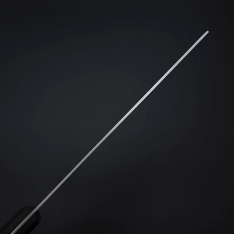 Nakiri VG-1 Polished Western Black Handle 165mm (Tsuba-nashi) (6.5”)-[Musashi]-[Japanese-Kitchen-Knives]