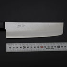 Nakiri VG-1 Polished Western Black Handle 165mm (Tsuba-nashi) (6.5”)-[Musashi]-[Japanese-Kitchen-Knives]