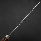 Nakiri VG-1 Polished Western Mahogany Handle 165mm (6.5”)-[Musashi]-[Japanese-Kitchen-Knives]