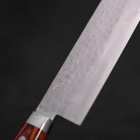 Nakiri VG-1 Tsuchime Western Mahogany Handle 165mm (6.5”)-[Musashi]-[Japanese-Kitchen-Knives]