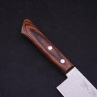 Nakiri VG-1 Tsuchime Western Mahogany Handle 165mm (6.5”)-[Musashi]-[Japanese-Kitchen-Knives]