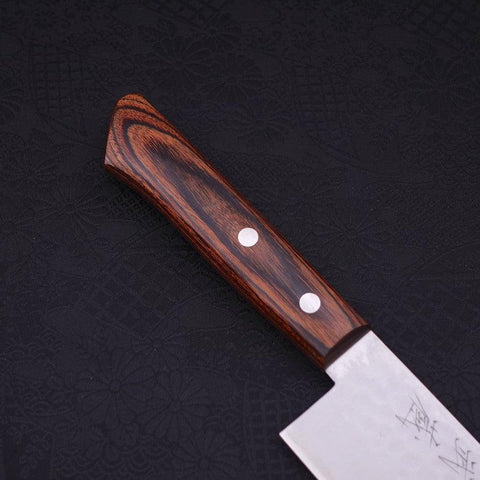 Nakiri VG-1 Tsuchime Western Mahogany Handle 165mm (6.5”)-[Musashi]-[Japanese-Kitchen-Knives]